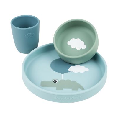 Done by Deer Happy Clouds Dinnerset - Blue