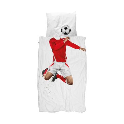 Snurk Soccer Champ Dekbedovertrek Red 140 x 200/220 cm